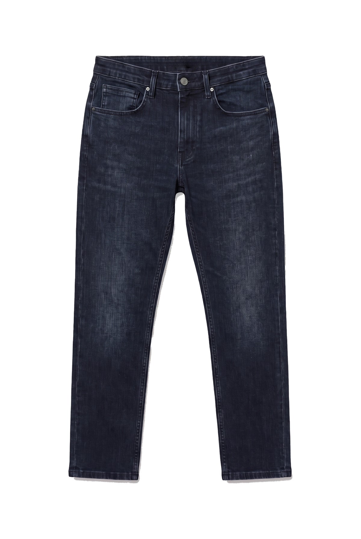 Texas Yüksek Bel Fermuarlı Boru Paça Jean (4412-F08)
