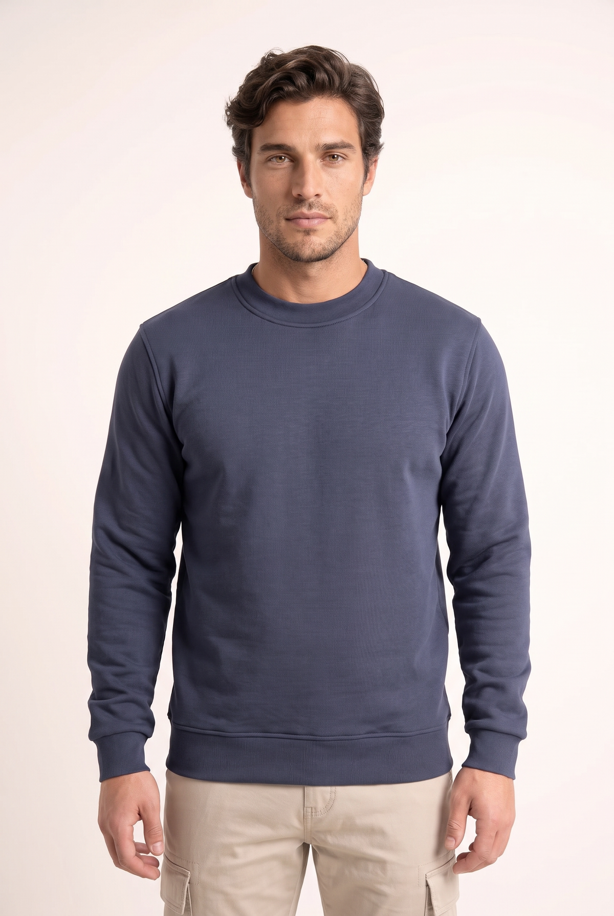 Sıfır Yaka 3 İplik Sweat (6201)