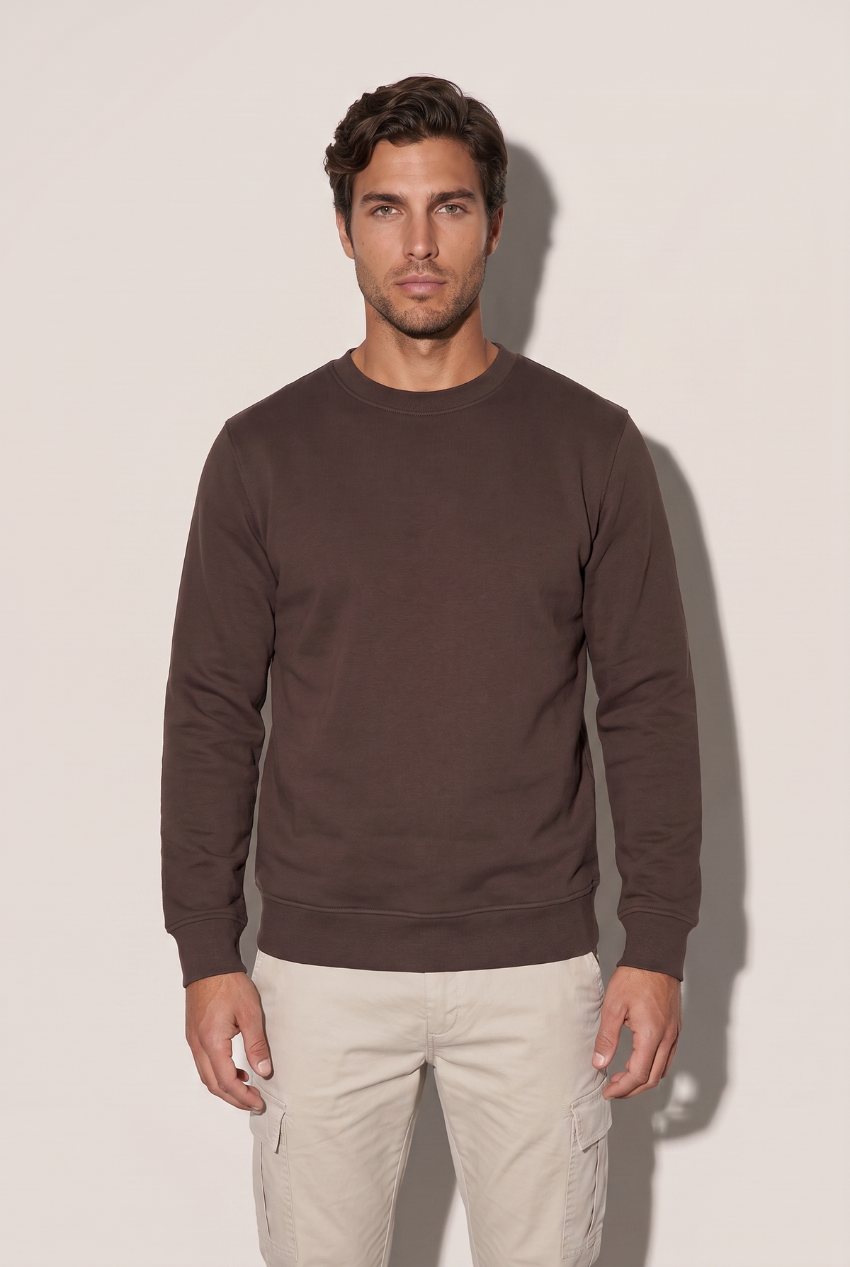 Sıfır Yaka 3 İplik Sweat (6201)