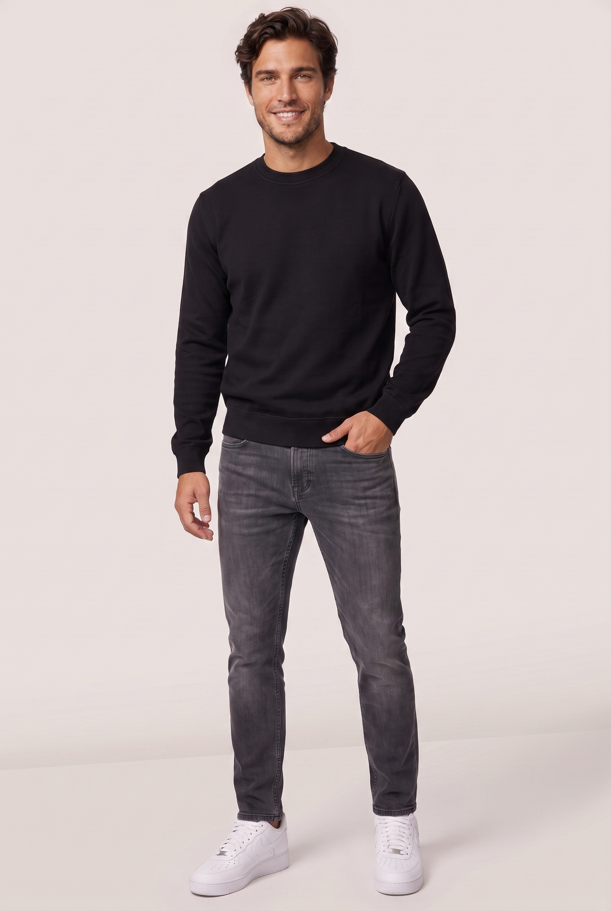 Sıfır Yaka 30/3 Slk Sweat (6207)