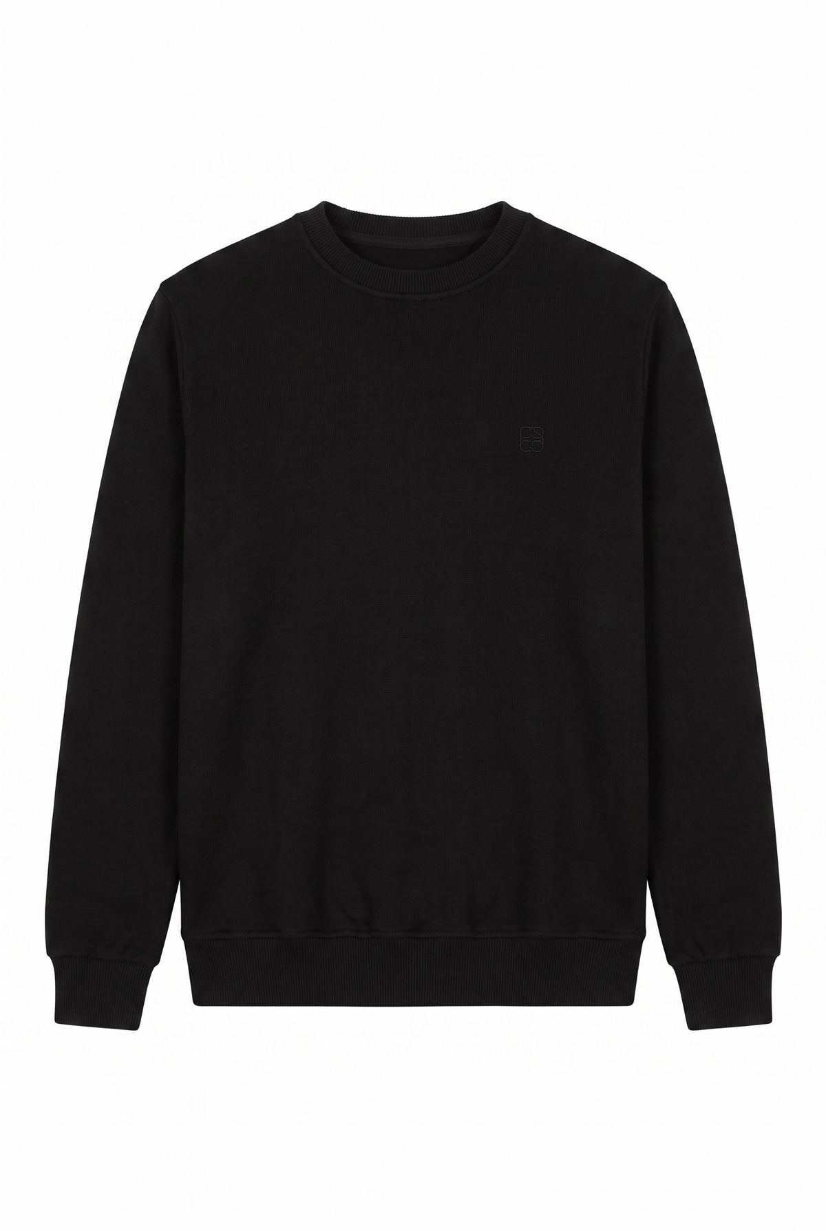 Sıfır Yaka Nakışlı Selanik Sweat (6212)