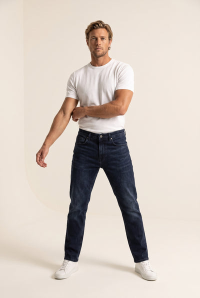Texas Yüksek Bel Fermuarlı Boru Paça Jean (4412-F08)