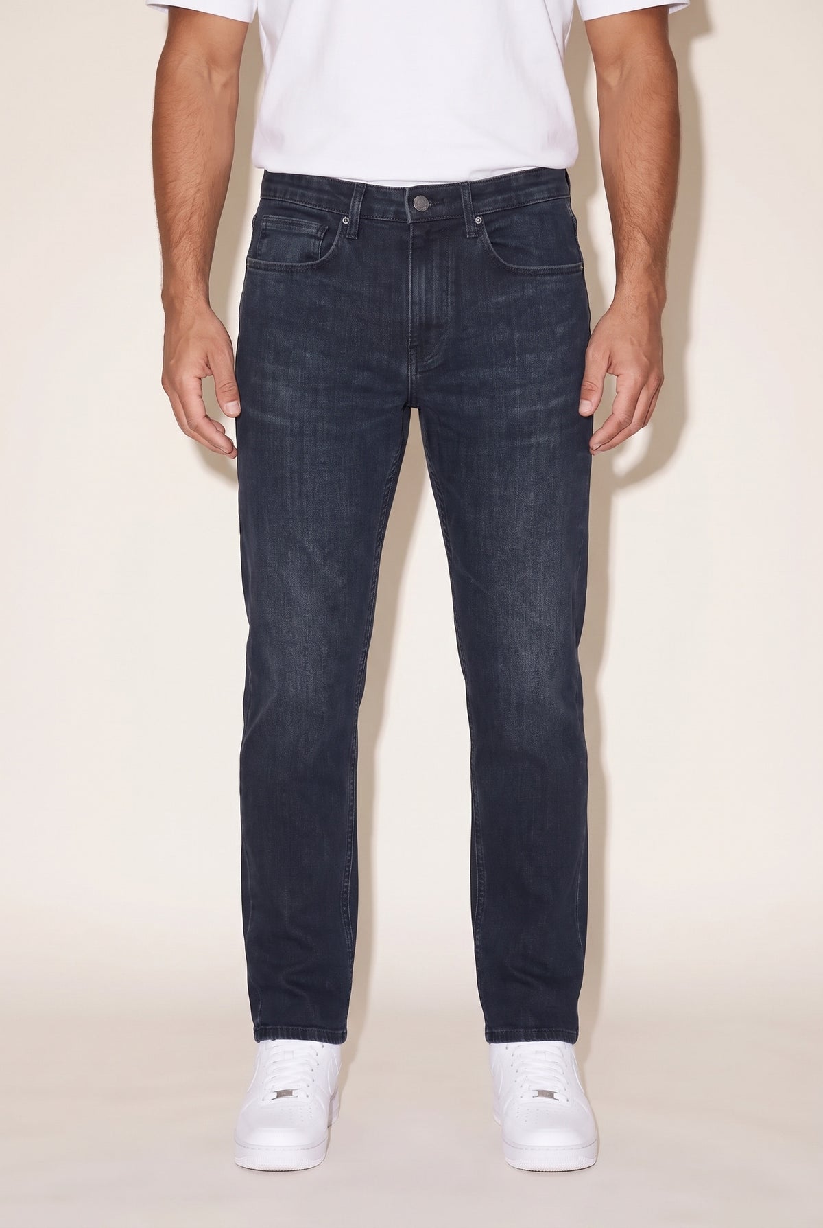 Texas Yüksek Bel Fermuarlı Boru Paça Jean (4412-F08)