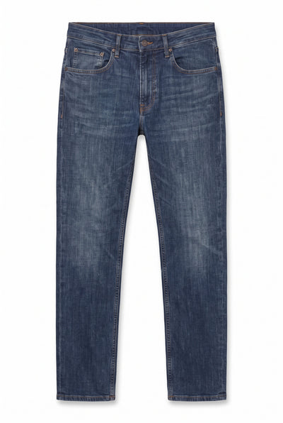 Texas Yüksek Bel Fermuarlı Boru Paça Jean (4400-F14)