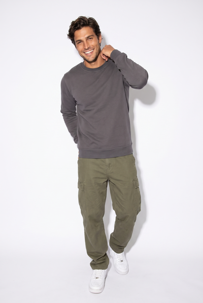 Sıfır Yaka 3 İplik Sweat (6201)
