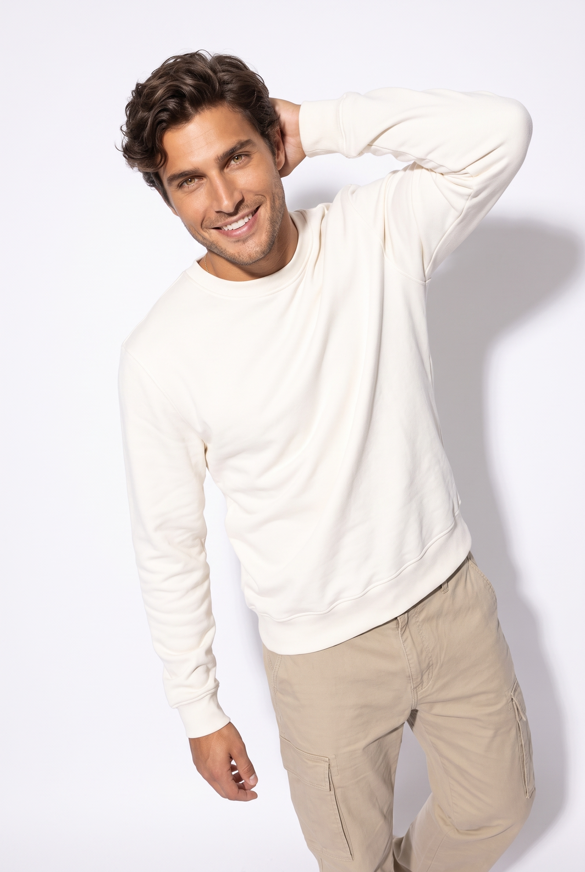 Sıfır Yaka 3 İplik Sweat (6201)