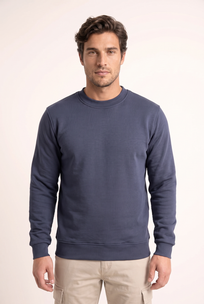 Sıfır Yaka 3 İplik Sweat (6201)