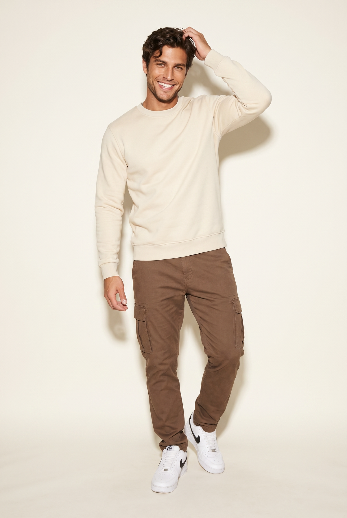 Sıfır Yaka 3 İplik Sweat (6201)