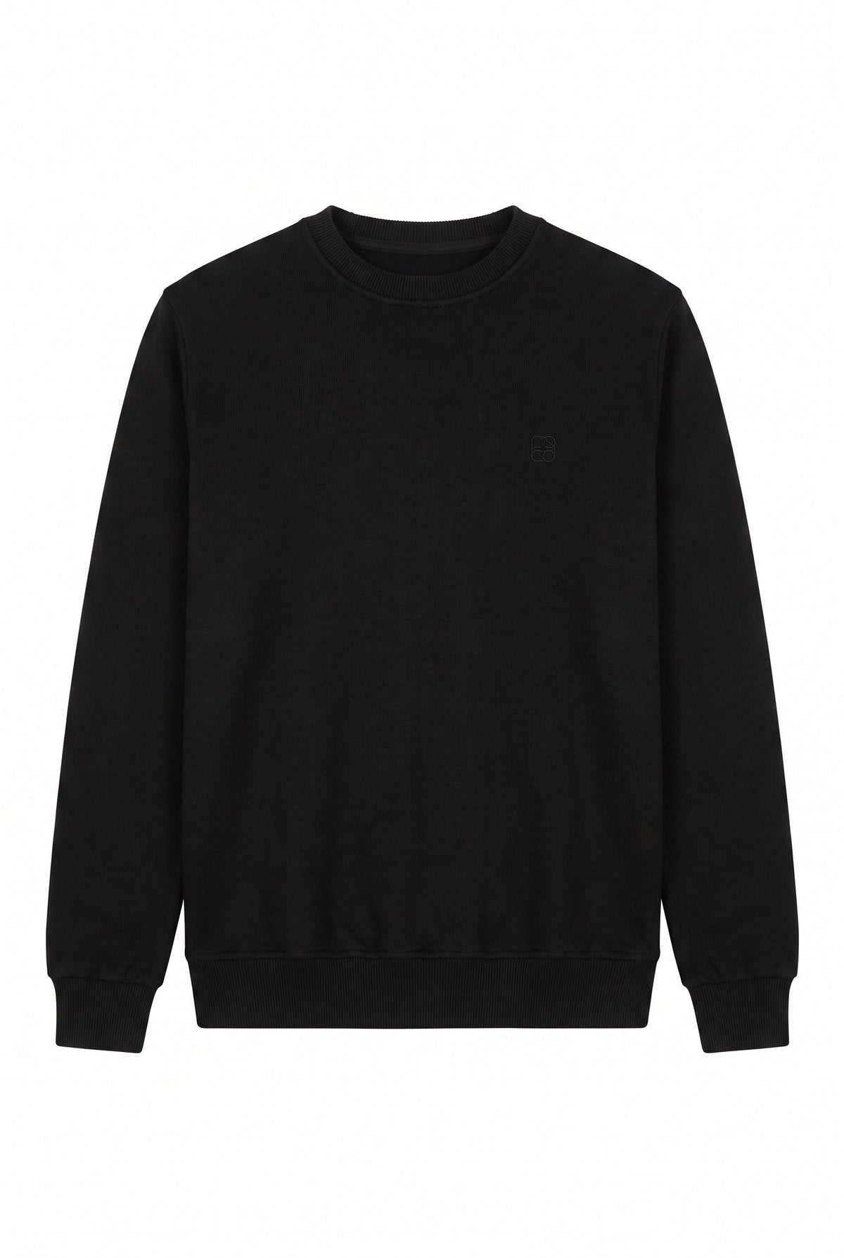 Sıfır Yaka Nakışlı Selanik Sweat (6212)