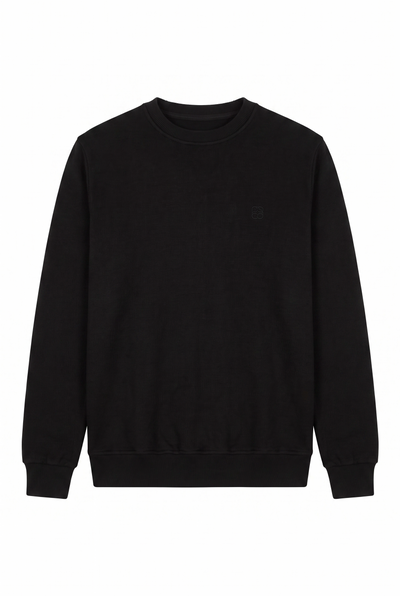 Sıfır Yaka Nakışlı Selanik Sweat (6212)