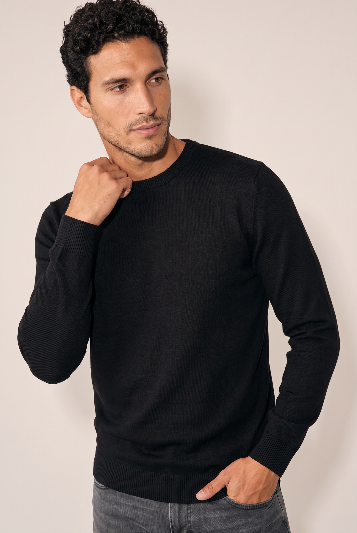 Sıfır Yaka Selanik Sweat (6216)