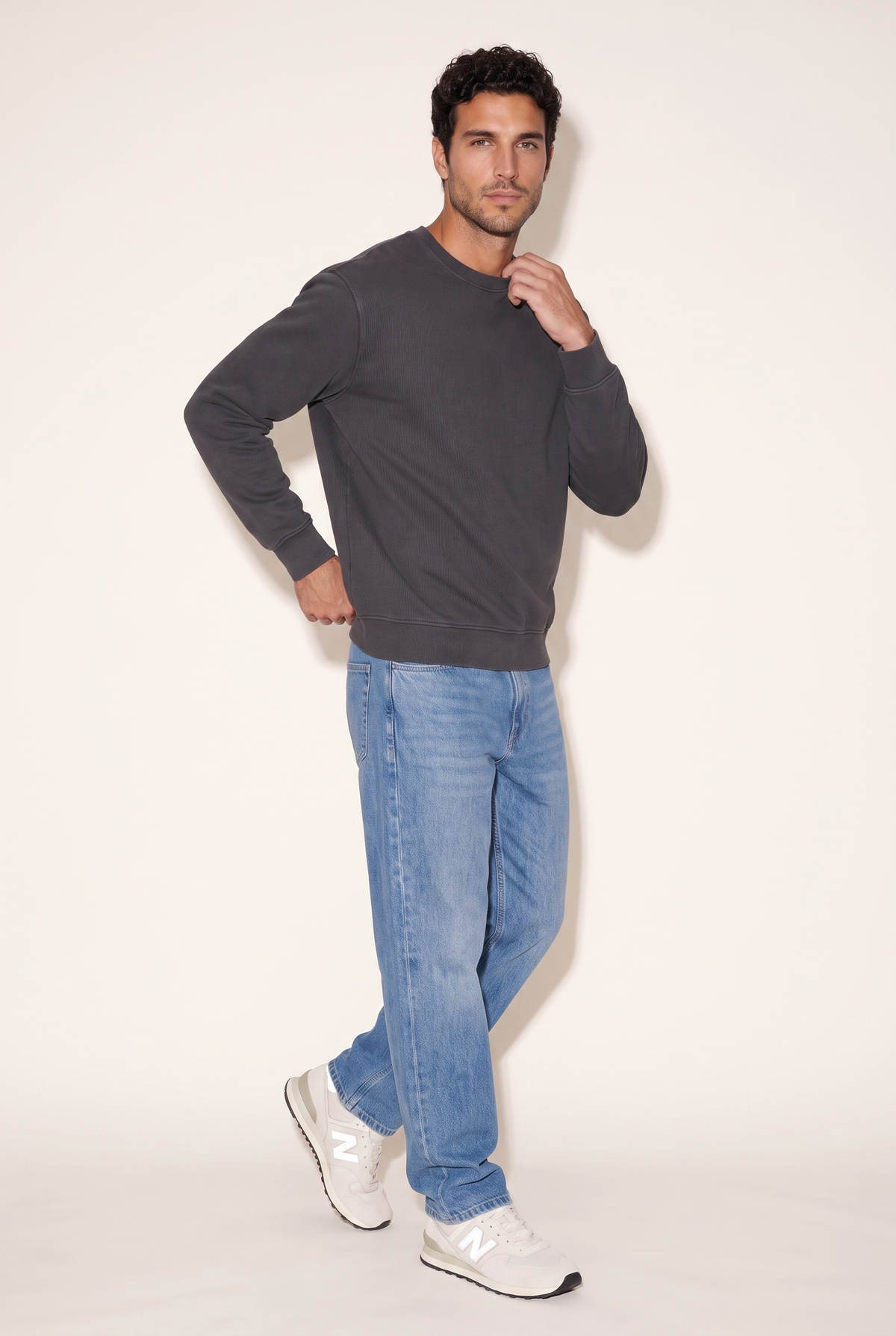 Sıfır Yaka Selanik Sweat (6216)