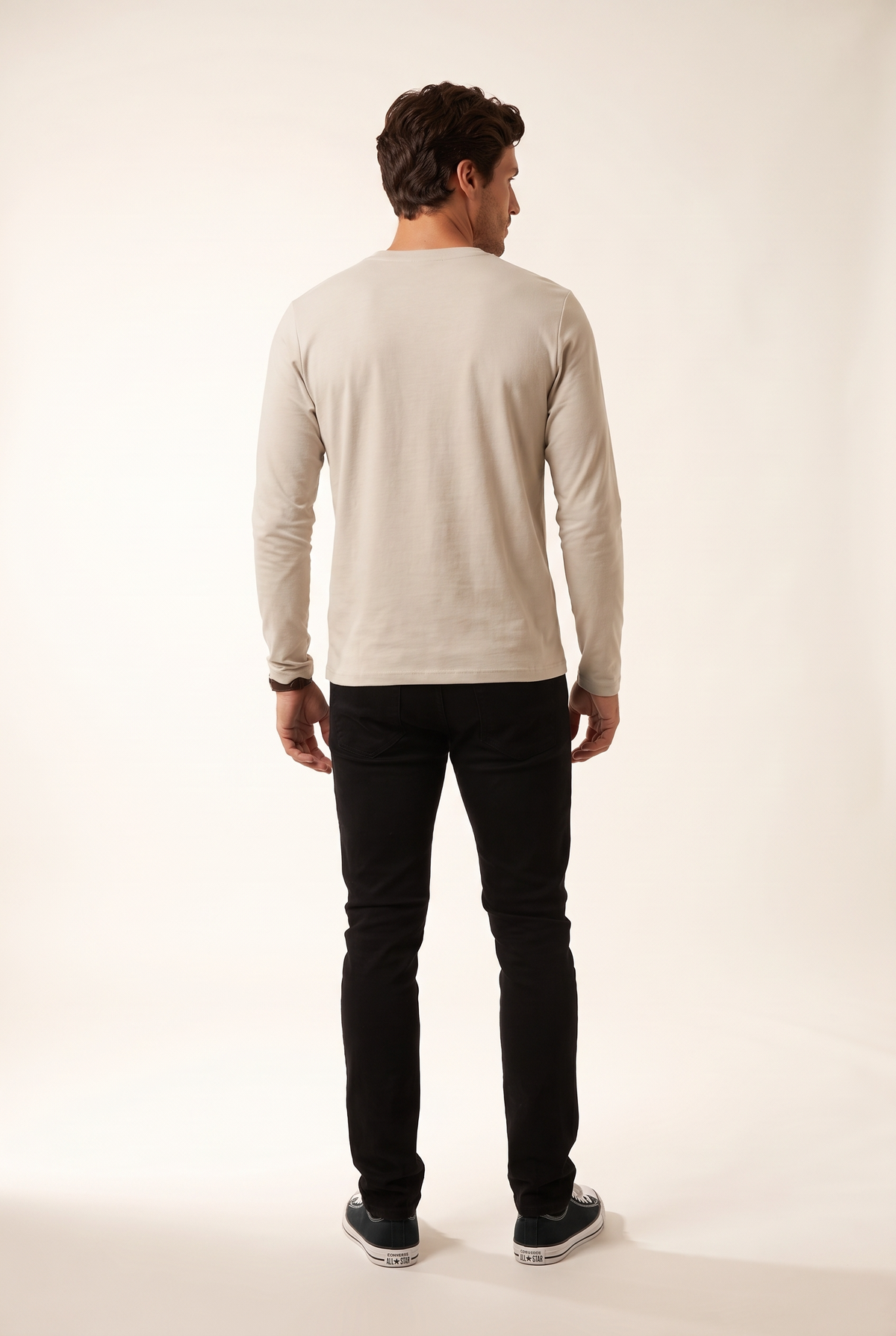 Sıfır Yaka Ribana Sweat (6224)