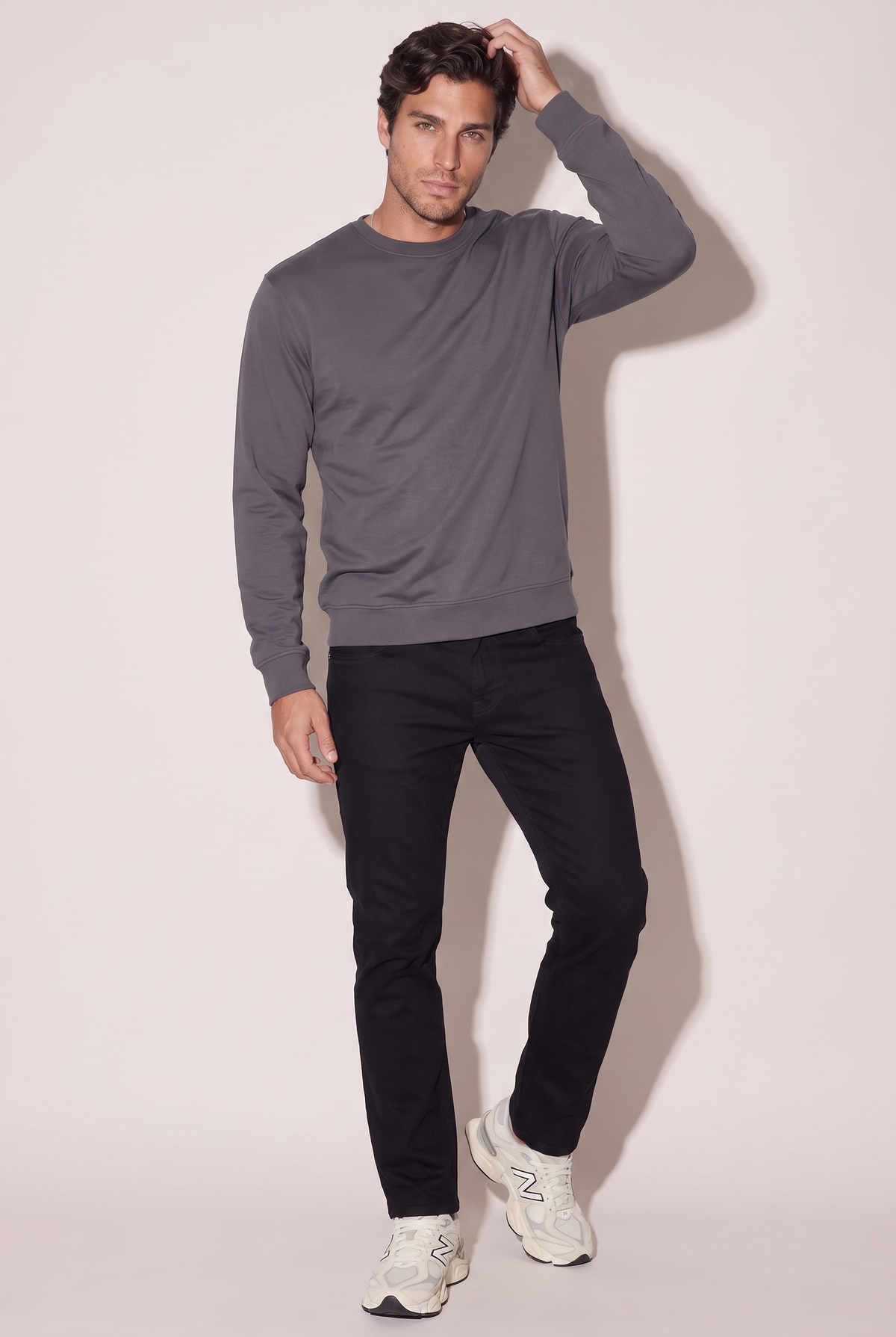 Sıfır Yaka Modal Cupra Sweat (6234)