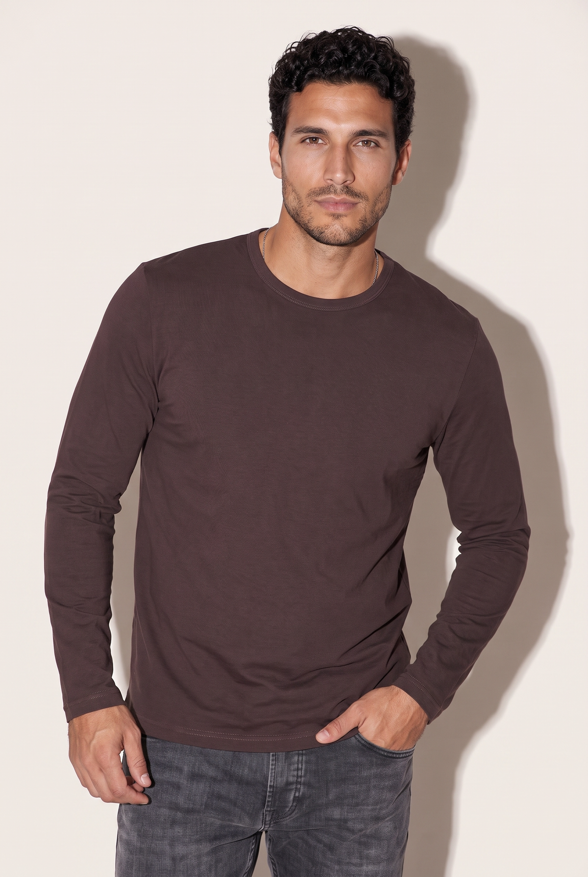 Sıfır Yaka Basic Lyc Süprem Sweat (6239)